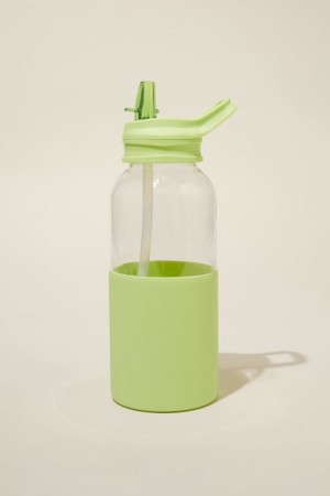 Cotton On 1 Litre Sip Lid Drink Men's Water Bottles Light Green | tlbikZ3QvuF