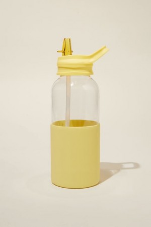 Cotton On 1 Litre Sip Lid Drink Men's Water Bottles Yellow | N8lGrK6jbG5