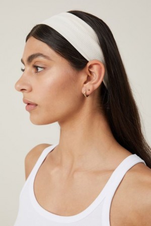 Cotton On 2Pk Soft Headband Women's Hair Accessories Black | fbRcLvUCzBt