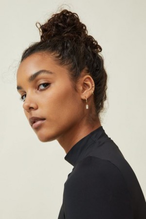 Cotton On 3Pk Small Earring Women's Jewellery Gold | FlXIXTISRrK