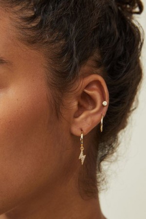 Cotton On 3Pk Small Earring Women's Jewellery Gold | IIA2f2GcOi4