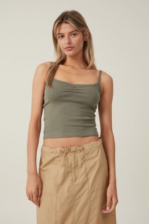 Cotton On 90 S Strappy Women's Cami Woodland | 3qyoSzcQrti