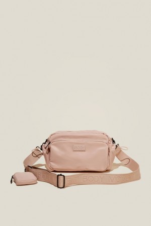 Cotton On Active Essentials Crossbody Women's Bags Light Yellow | vXkwTjEvptH