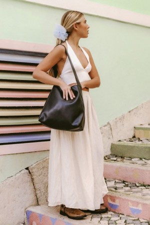 Cotton On Addison Tote Women's Bags Black | kuPSfillMoF