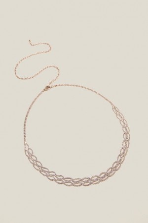 Cotton On All That Glitter Chain Women's Belts Silver | 9hZcsELWvgZ