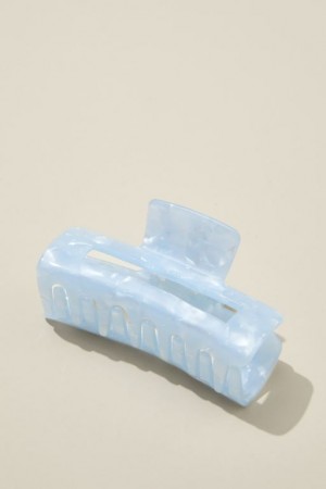 Cotton On Amber Hair Claw Women's Hair Accessories Light Blue | NRrczMNTqWO