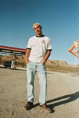 Cotton On Baggy Jean Men's Pants Light Blue | H8f1yQ8vNHF