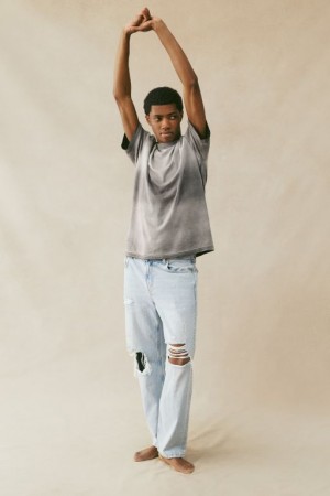 Cotton On Baggy Men's Jeans Blue | L7Pv8ByyQWf