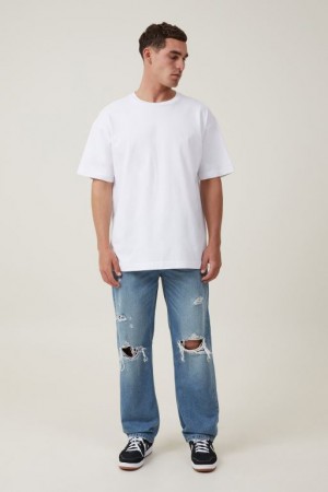 Cotton On Baggy Men's Jeans Blue | bGwze8LAtp0