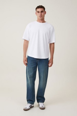 Cotton On Baggy Men's Jeans Green Wash | fSW48VjuDMk