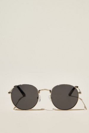 Cotton On Bellbrae Men's Sunglasses Silver Black | vSERUmJOBVq