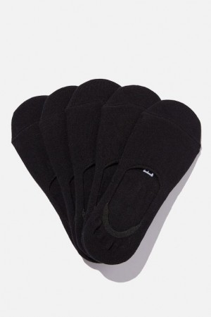 Cotton On Body 5Pk Invisible Women's Socks Black | mqGtDaC5HZI