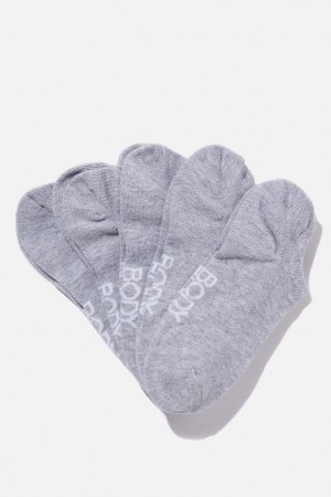 Cotton On Body 5Pk Low Cut Women's Socks Grey | eIlnNCS7T4l