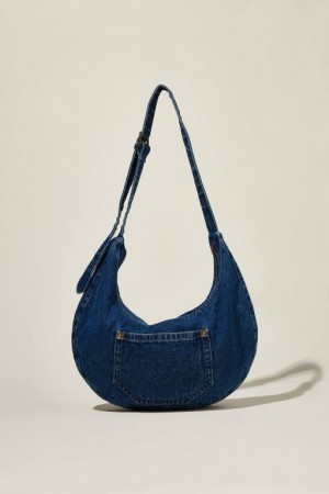 Cotton On Bowie Crescent Cross Body Women's Bags Blue | sxX0DPZTm9T