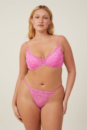 Cotton On Butterfly Lace Lightly Lined Women's Bras Cupids | YaEyL7AfZm3