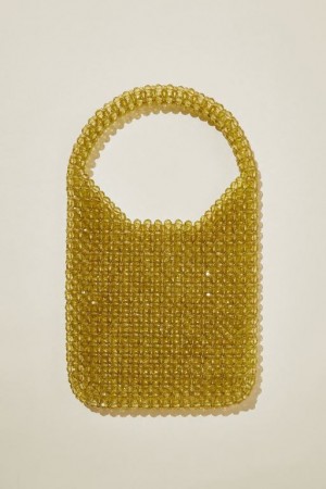 Cotton On Charlotte Beaded Women's Bags Green | dFF5lmUsVGN