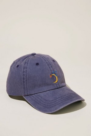 Cotton On Classic Dad Women's Hats Blue | DEmvFEZs6il