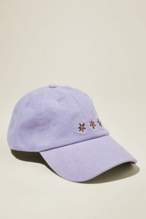 Cotton On Classic Dad Women's Hats Brown / Purple | sVe2O4RQVqx