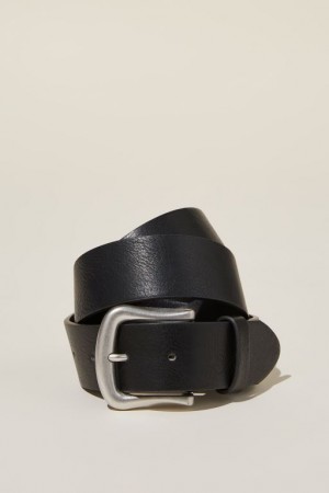 Cotton On Classic Saddle Women's Belts Black / Silver | Rsi50Kb73p3