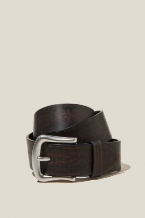 Cotton On Classic Saddle Women's Belts Dark Brown | 3x5rD5WSxd3