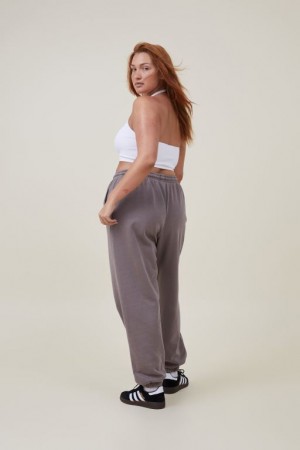 Cotton On Classic Washed Track Women's Track Pants Beige | pwGcwzjsjli