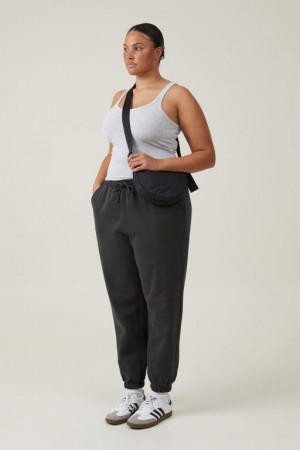 Cotton On Classic Washed Track Women's Track Pants Black | NMjE7y9BAPy