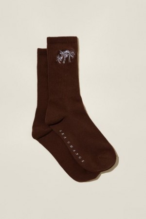 Cotton On Club House Crew Women's Socks Sea | 8NDo6G7VIsF