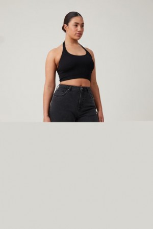 Cotton On Curvy Stretch Bootcut Flare Women's Jeans Deep Grey Black | DlJQviBwuCP