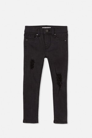 Cotton On Deadre Girls' Jeans Black Wash | GhXkj9Q6IOQ