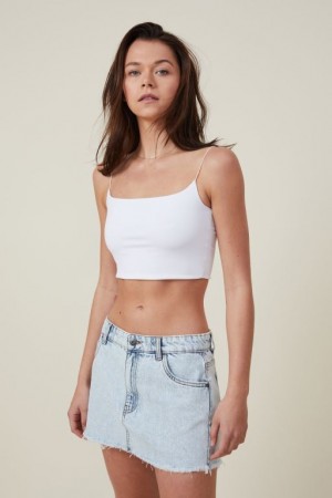 Cotton On Denim Low Rise Mini Skirt Women's Jeans Blue | S2qP2XNoH6U