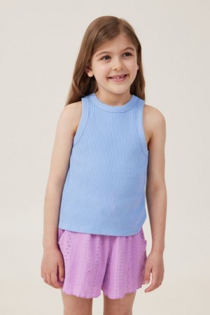 Cotton On Eleanor Girls' T Shirts Blue | 3WvUu7DK6qI