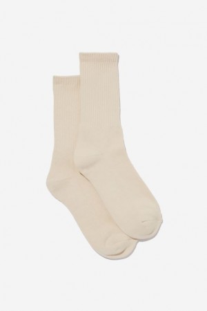Cotton On Essential Men's Socks Beige | 6uHq8YmDw1g