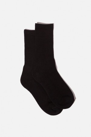 Cotton On Essential Men's Socks Black | 5FBKAn7Ras1