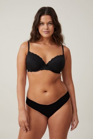Cotton On Everyday Lace Full Coverage Women's Bras Black | 9RaiXUktn9D