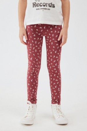 Cotton On Fleece Girls' Leggings Henna | krWxXUejNzO