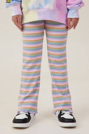 Cotton On Francine Flare Girls' Pants Multicolor | WqidxiF82IP
