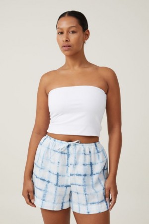 Cotton On Frankie Linen Women's Shorts Shibori | CuwenhkvSX8