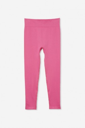 Cotton On Genevieve Seamfree Girls' Leggings Pink | XnyMFhAg1wM