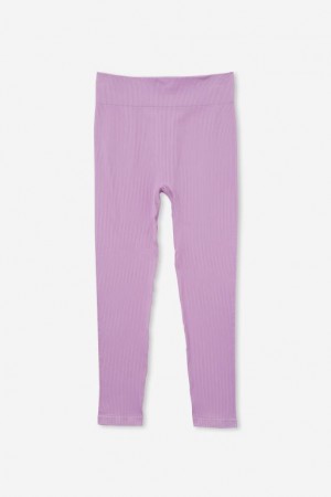 Cotton On Genevieve Seamfree Girls' Leggings Lavender | XGVvM48RJA2