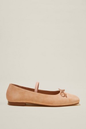 Cotton On Gia Square Ballet Women's Loafers Beige Pink | zl3fLLf8aQx