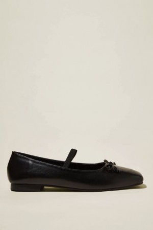 Cotton On Gia Square Ballet Women's Loafers Black | eU9xbxARwnU