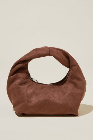 Cotton On Goldie Mini Handle Women's Bags Chocolate | XM7Qtgpp2Ke