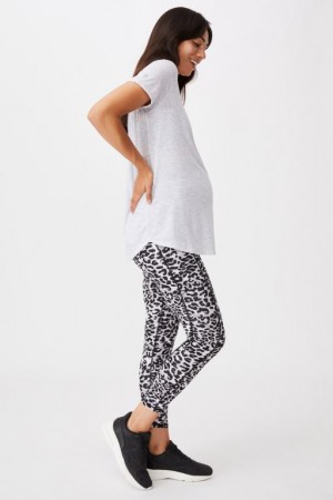 Cotton On Gym T Shirt Women's Maternity Wear Grey | wD6Wrzgfq83