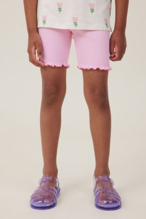 Cotton On Hailey Bike Girls' Shorts Pink | 3ZpjWbOJSKI