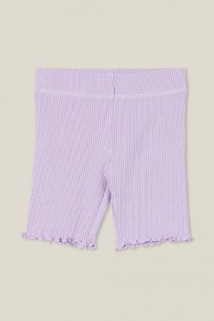 Cotton On Hailey Bike Girls' Shorts Purple | dMMuCjdf8dr