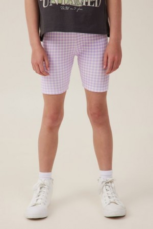 Cotton On Hailey Bike Girls' Shorts Purple | dCkSkDjCg6x