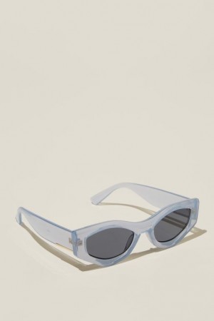 Cotton On Harley Angular Women's Sunglasses Blue | seiOvX1W6RY