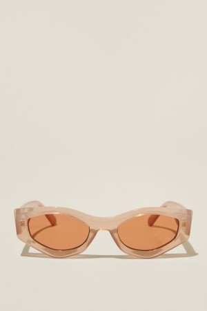 Cotton On Harley Angular Women's Sunglasses Grey | 6soQeFwjgml