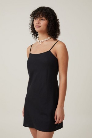 Cotton On Haven Women's Mini Dress Black | 4KjrPp8VEgt