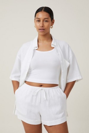 Cotton On Haven Women's Shorts White | 1Bh1aFcNE7H